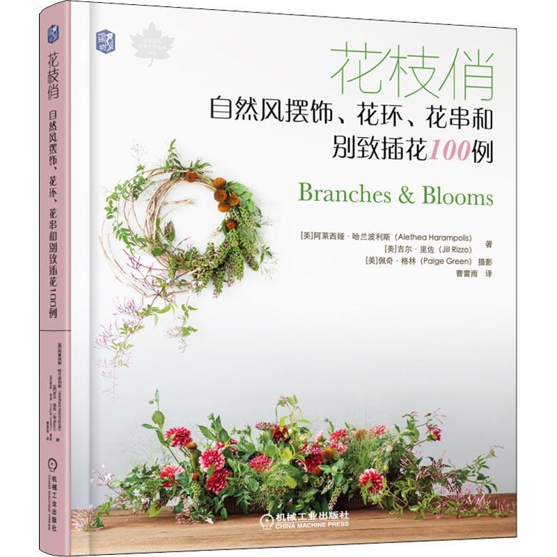 正版新书]花枝俏 自然风摆饰、花环、花串和别致插花100例阿莱西