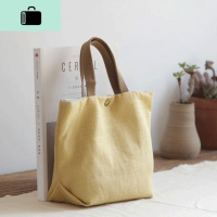 手拎包文艺棉麻帆布包百搭女士手提小包2020新款复古布袋NEW LAKE女手包