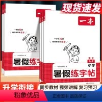 暑假练字帖+暑假阅读+暑假口算[全3册]人教版 一升二 [正版]暑假练字帖一升二升三升四升五人教版一年级二年级三四五六年