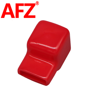 AFZ蓄电池端子铜排绝缘帽保护套80AH-250AH(1个红黑可选)