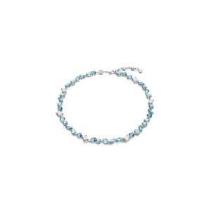 Swarovski手链女 休闲经典GEMA 混合切割蓝色水晶手链 精致优雅气质饰品 blue