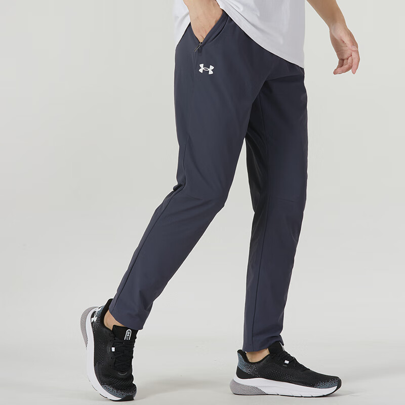 安德玛(Under Armour)男裤新款舒适训练健身跑步弹力梭织休闲裤运动裤长裤23600701-013 ZP