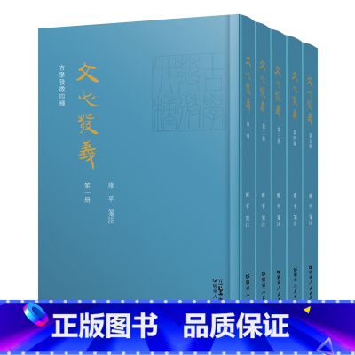 [正版]文心发义(全5册) 雍平古籍研究新颖且具有可行性研究理路古学研究广东人民出版社