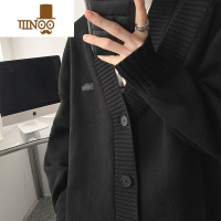 YANXUV领开衫毛衣男慵懒风宽松休闲针织衫日系复古百搭潮牌外套