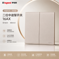 罗格朗/LEGRAND 二位多控开关 暗装 F6C/321B-C2 个