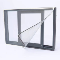 新款磁吸自装防蚊自粘纱窗定制