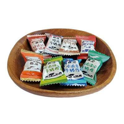 悠哈 UHA特浓牛奶糖多口味混合散装结婚喜糖500g零食牛奶草莓椰子清凉