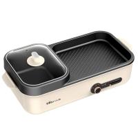 小熊(bear) 2.3L多功能电烤炉火锅 DKL-C16A1 不可拆 单锅 白色