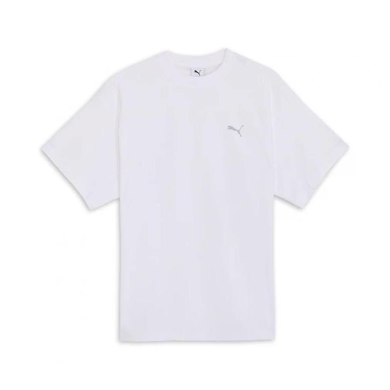 彪马(Puma)男士速干宽松logo短袖T恤夏季运动休闲百搭基础款圆领