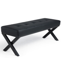 芙瑞塔沙发凳黑色120*40*42cm个