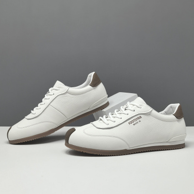 2026年春季新款真皮板鞋男款潮流百搭头层牛皮欧洲站轻奢高端男鞋