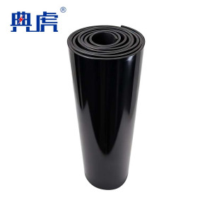 典虎 绝缘橡胶板地垫 黑色5mm*1m*1m 10kv 块