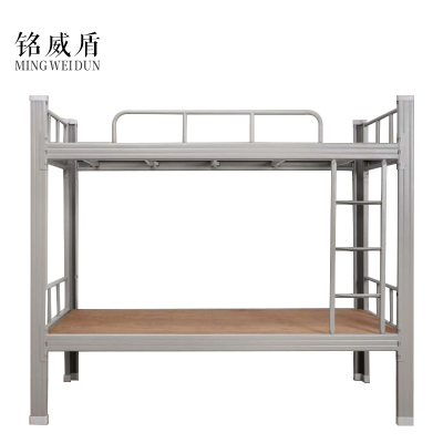 铭威盾铁架床钢木床宿舍床灰色加厚型2000X1200含床板