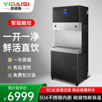 意黛斯(YIDAISI)商用直饮机立式步进式开水器公司学校直饮水机RO反渗透净水器YDSAGK-90L/5RO一开一净