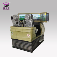 硕士王SHUOSHIWANG汽车驾驶模拟器六屏双座大型特种车通用运输车驾驶模拟训练系统