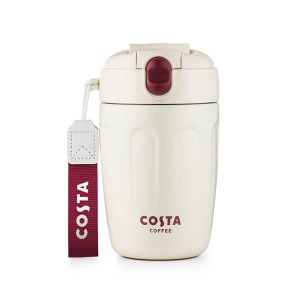COSTA 双饮咖啡杯CO-S400-B400ML 暖心白