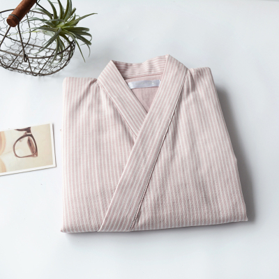 HLCOMAN日式和服睡衣女士春夏季棉纱布薄款睡袍浴衣汗蒸服日系家居服