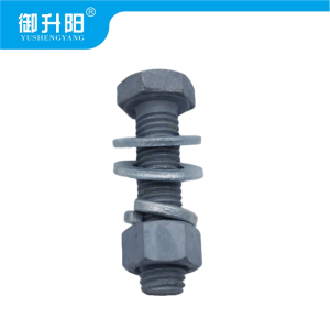 御升阳 热镀锌螺栓 M12*60 强度6.8级 每套