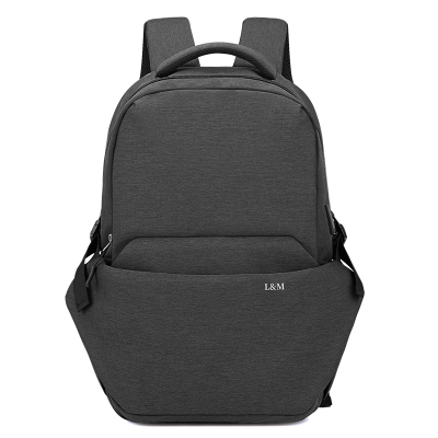 L&M男士双肩包男女户外休闲新潮背包旅行包大容量USB笔记本电脑包