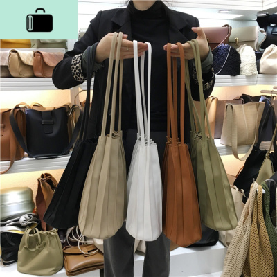 小脏柜 小众个性折叠包褶皱子母包女网红包包简约单肩手拎购物包NEW LAKE女士单肩包