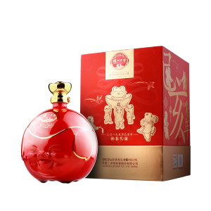 泸州老窖猪年纪念新春礼酒52度1.199L*1瓶 浓香型白酒