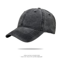 男女四季棒球帽水洗老爹帽户外鸭舌帽洗做旧牛仔帽软顶帽刺绣