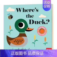 [正版]鸭子在哪里 英文原版绘本 Where's the Duck 幼儿英语启蒙纸板触摸翻翻书 亲子互动读物 英文版进口