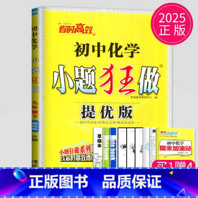 化学 九年级下 提优版(人教版) [正版]2024小题狂做九年级上册下册数学语文英语物理化学九上提优版巅峰版苏科版苏教江