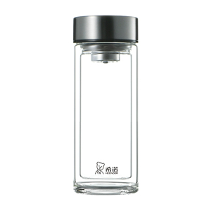 希诺 双层玻璃杯270ml XN-6592/个
