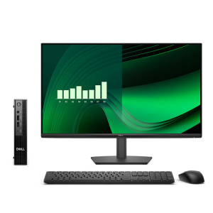 戴尔dell Pro Plus QBM1250高性能迷你企业级高端商用办公绘图设计办公台式整机 定制Ultra9-285T 32G内存 1T机械+512G固态 配23.8英寸显示器