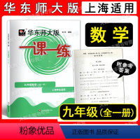 2022华师大一课一练 9年级 数学 九年级/初中三年级 [正版]华东师大版 一课一练 数学 九年级/9年级全一册上下册