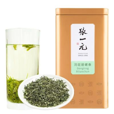 张一元 2024新茶浓香型正宗洞庭碧螺春绿茶100g/罐 碧螺春
