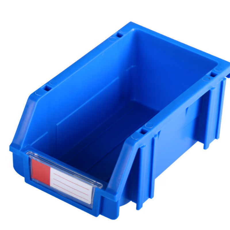 苏宁宜品蓝色塑料文具盒一层设计轻便实用2024新品