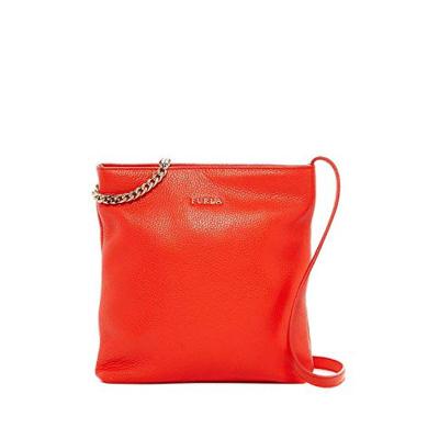 芙拉FURLA奢侈品新款juliaChain小型皮革横梁复古时尚简约百搭单肩女斜挎包B06X9PZQD9默认