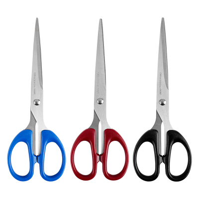 宝克(BAOKE)SR1508 180mm中号不锈钢剪刀 办公家用生活剪刀 颜色随机 1把