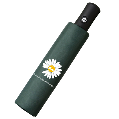 全自动钢骨玻纤 黑胶布 橡胶漆手柄 YF-Z2021011 晴雨两用伞