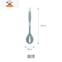 硅胶铲不粘锅专用铲锅铲家用可高温汤勺炒菜铲子不伤锅厨具套装 敬平 [双色]硅胶捞面勺