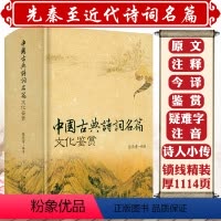 [正版]中国古典诗词名篇文化鉴赏1114页原文+注释+今译+鉴赏赏析大全中国古典诗文名句赏析辞典古典诗词鉴赏辞典词典赏