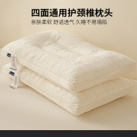 不塌陷枕头一对家用成人护颈椎助睡眠枕芯学生宿舍单人趴睡小整头