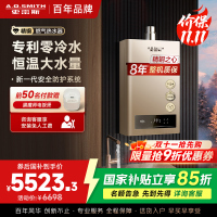 史密斯 16升零冷水燃气热水器 专利单管巡航零冷水 不锈钢换热器包8年 恒温大水量JSQ31-BJS