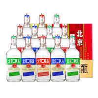 永丰牌北京二锅头白酒出口型小方瓶42度清香型500ml*12瓶整箱装