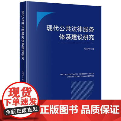 2025新书 现代公共法律服务体系建设研究 张向宇 著 法律出版社