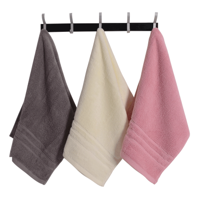 冬祥素色纯棉断档亲肤纯棉洁面毛巾34*78cm一条