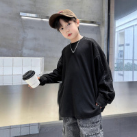 男童打底衫德绒秋冬新款中大童保暖内搭儿童秋装加厚长袖T恤