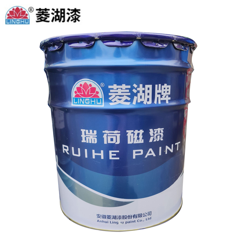 菱湖漆 15KG 瑞荷磁漆 中黄 桶