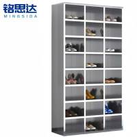 铭思达不锈钢鞋柜单面24格个