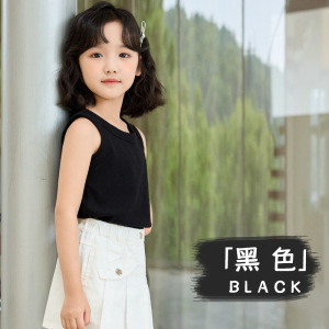 女童夏季外穿纯棉螺纹背心儿童糖果色清新夏装宝宝韩版童装上衣