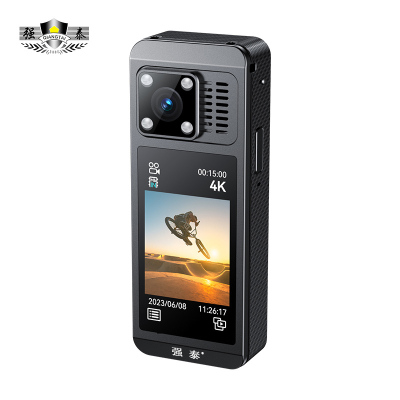 强泰X9视音频记录仪高清胸前佩戴摄像机一键录像录音128GB