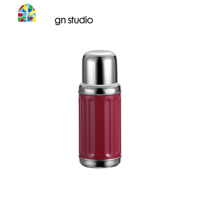 香港复古潮流不锈钢保温杯男女便携简约ins创意大容量水杯 FENGHOU 波塞冬绿350ML