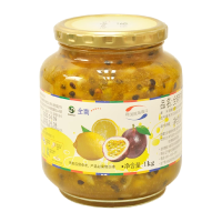 水果DIY花茶果酱泡水下午茶冲饮品 柠檬百香果1kg